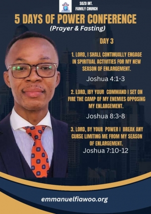 5 DAYS OF POWER 2024 - Day 3 Prayer of enlargement