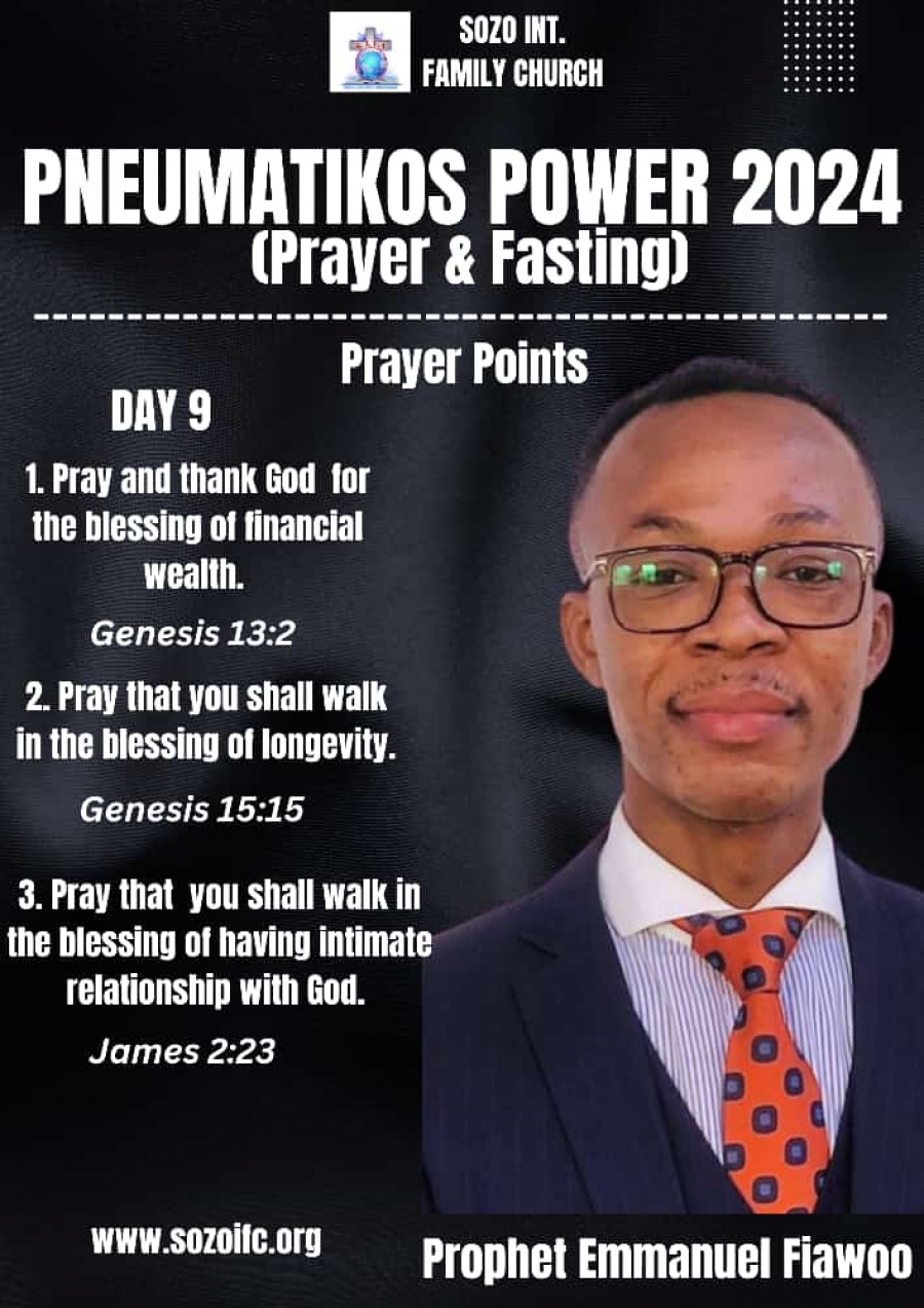 Pneumatikos Power 2024 - Prayer and Fasting Day 9